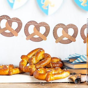 Pretzel Banner for Oktoberfest