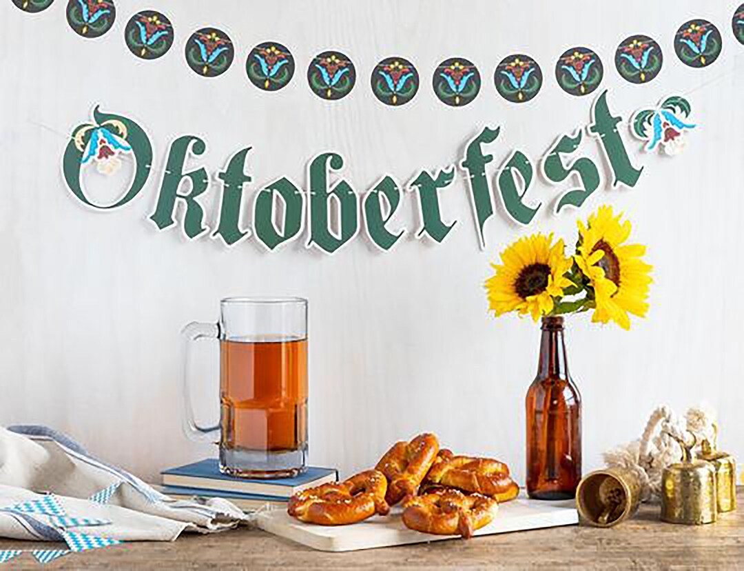 Oktoberfest Banner| Oktober Party Decorations | Oktoberfest Party Ideas ...
