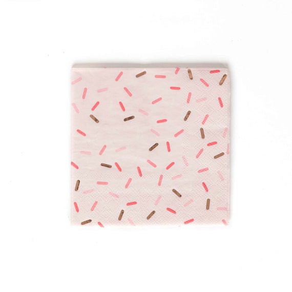 Sprinkle Napkins | Sprinkles Birthday - Ice Cream Birthday Party - Donut Theme Birthday Party - Sprinkles Birthday Party - Ice Cream Party Il_570xn
