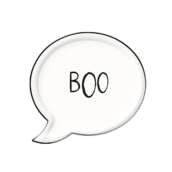 Halloween Paper Plates | Halloween Tableware - Boo Bash - Ghost Paper Plates - Halloween Party Plates - Boo Party - Ghost Party - Boo Il_570xn