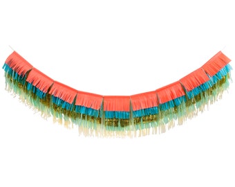 Colorful Fringe Party Garland - Hanging Party Decorations