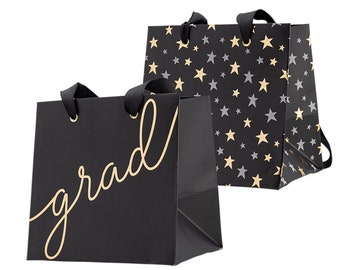 Graduation Party Gift Bags | Graduation Gift Bags | Graduation Bags | Graduation Goodie Bags | Grad Party Favors | Grad Party Supplies | 6pc