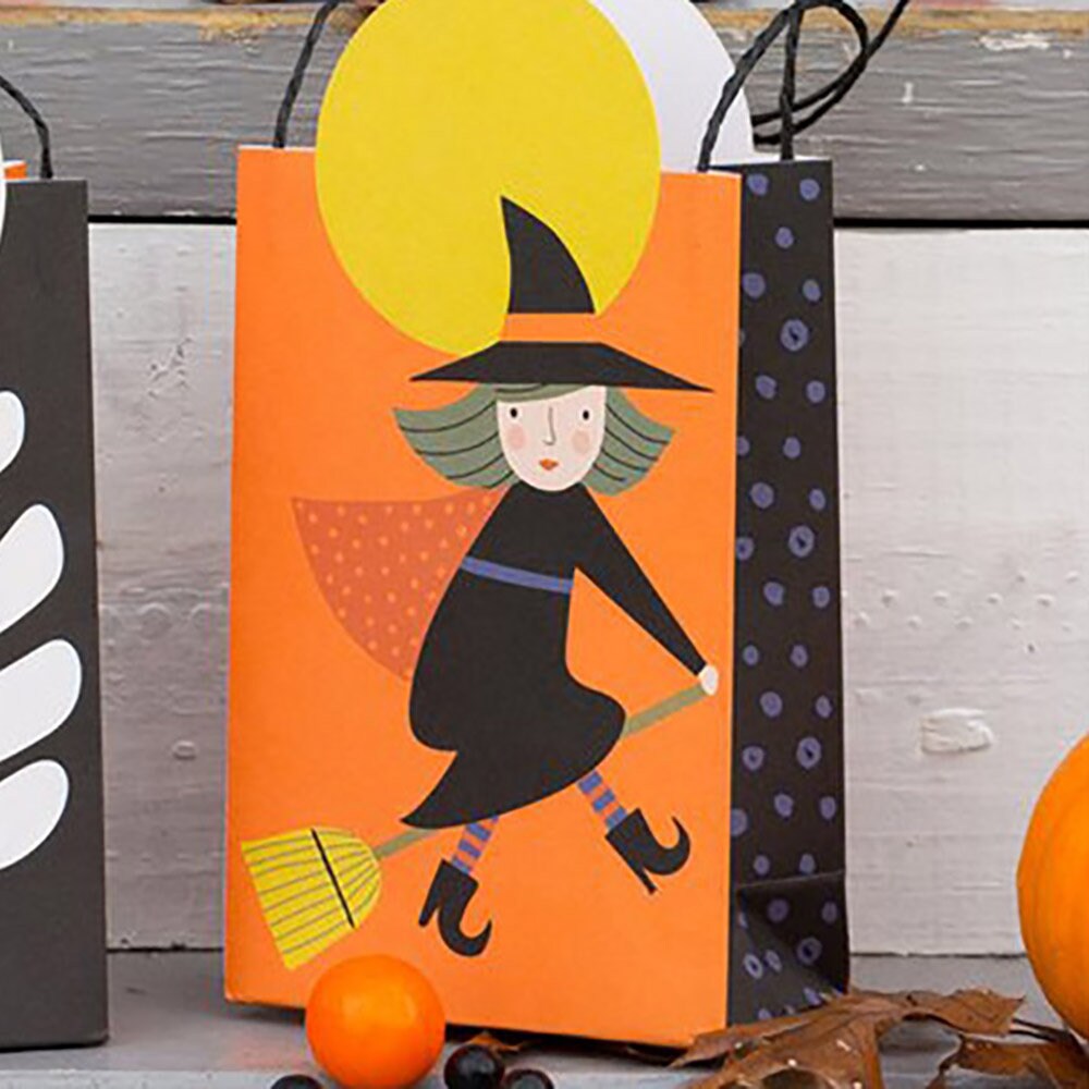 Halloween Treat Bags Halloween Party Bags Halloween Bags Etsy