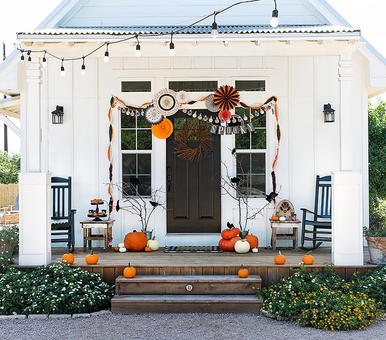 Halloween Mini Banner Set  Halloween Decor  Halloween image 4