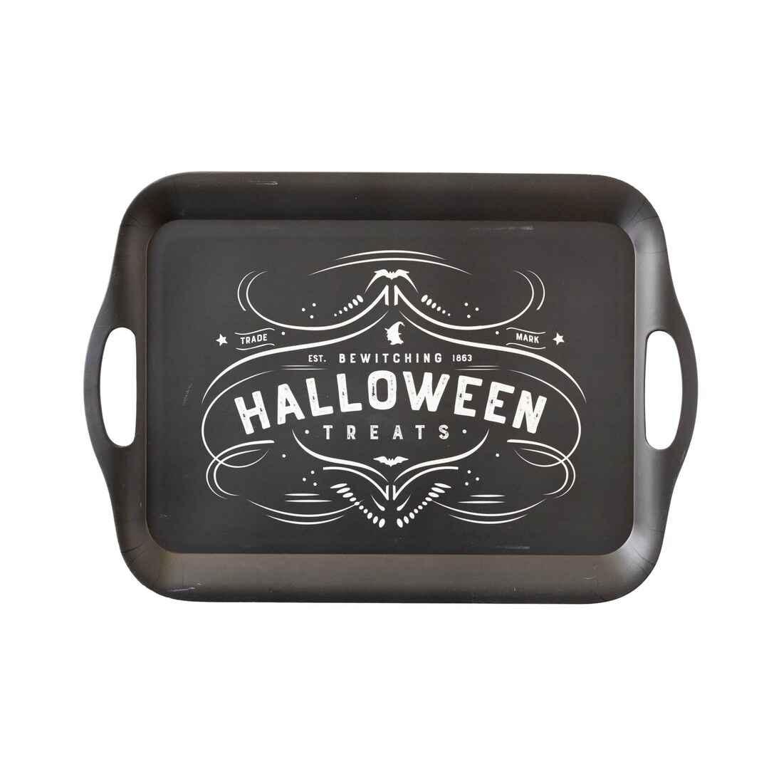 Halloween Serving Tray Halloween Tray Halloween Table Etsy