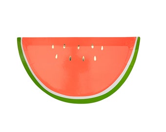 Summer Watermelon Party Paper Plates