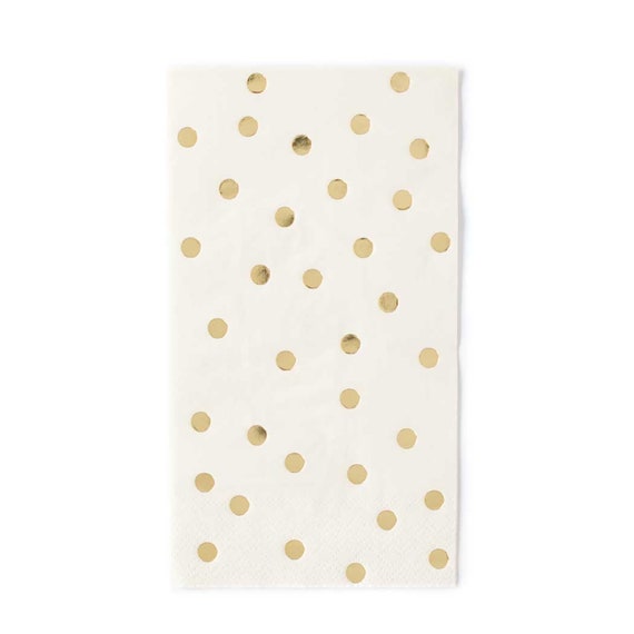 Gold Confetti Napkins Large 16 Pack 22cm main image 1