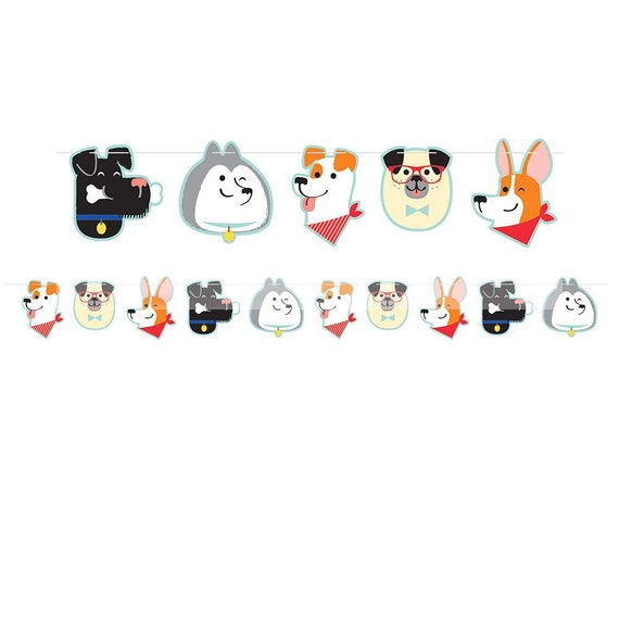 Dog Birthday Banner | Dog Party Decorations - Dog Birthday Party Decorations - Dog Themed Birthday Party - Dog Birthday Party Supplies Il_570xn