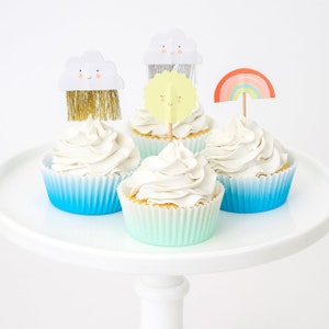 Rainbow, Sunshine and Cloud Cupcake Kit