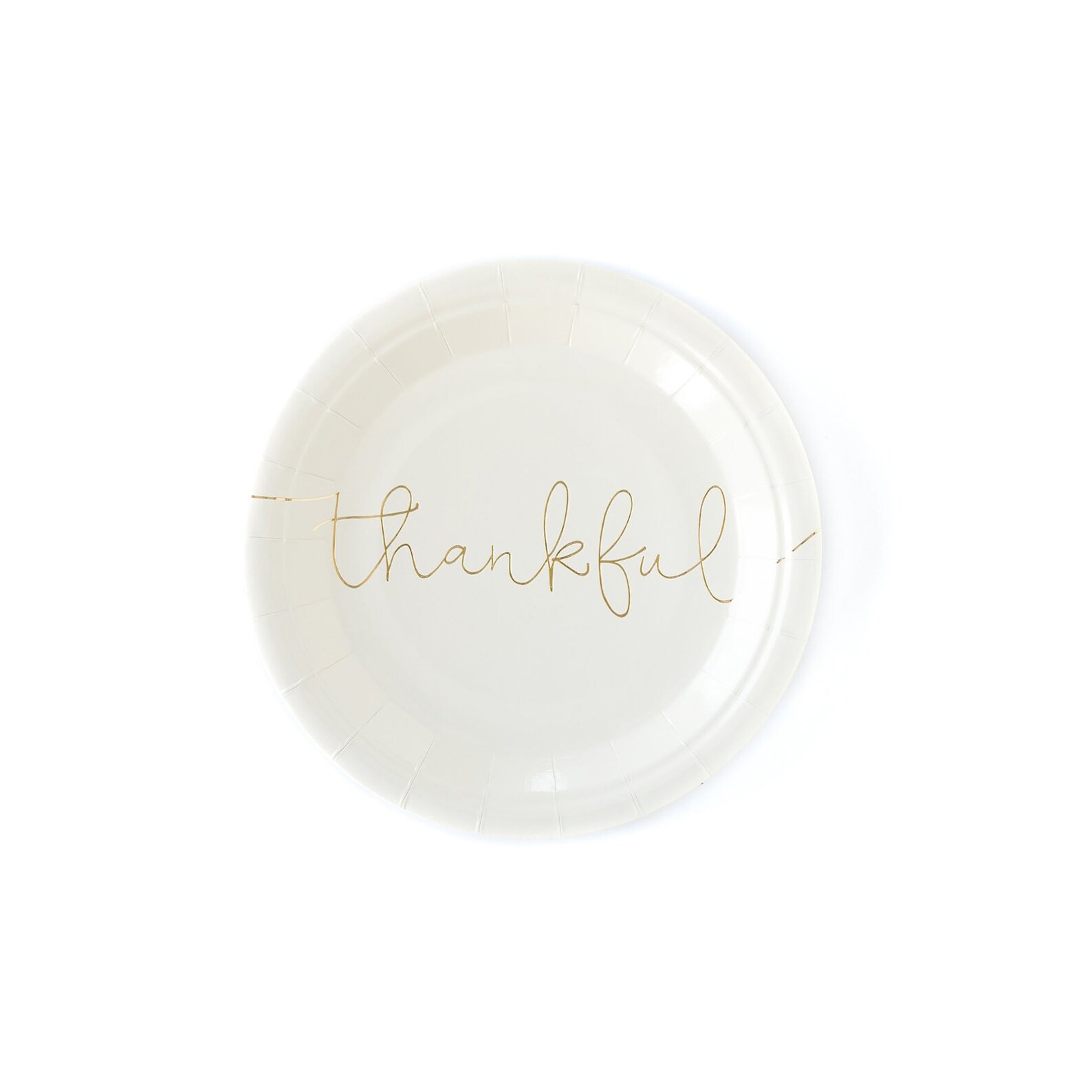 Thankful & Grateful Plate Set Thanksgiving Paper Plates Etsy