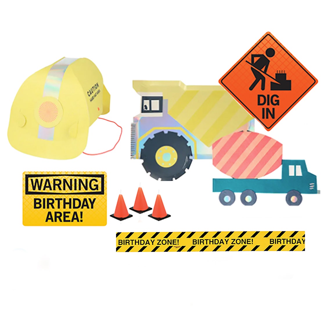 Hard Hats for Kids Construction Party Construction Etsy