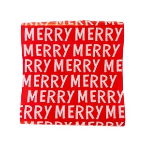 Christmas Runner | Red Christmas Table Runner | Paper Table Runner | Christmas Holiday Party Supplies | Xmas Runner | Christmas Party Decor
