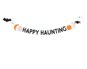 Happy Haunting Banner Halloween Banner