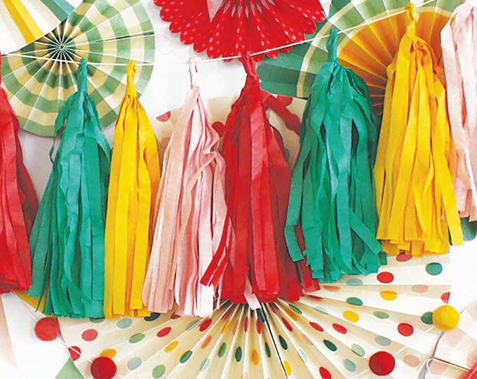 Tassel Garland Tassel Banner Paper Garland Fringe Party Etsy