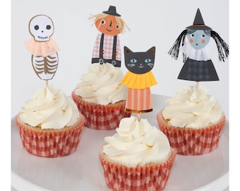 Adornos para cupcakes de Halloween