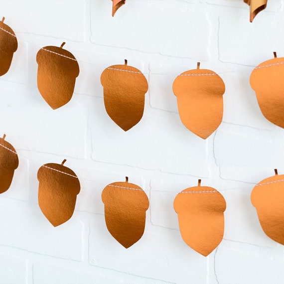 Acorn Garland | Fall Garland - Acorn Decoration - Thanksgiving Decor - Fall Decoration - Fall Mantel Decor - Autumn Decorations - Fall Decor Il_570xn