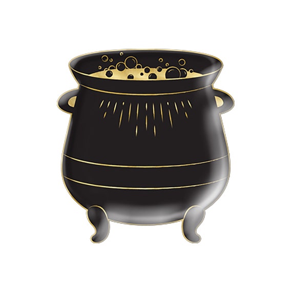Black Cauldron - Paper Plates | Witch Themed Party - Hocus Pocus Party - Wizard Birthday - Witch Party - Halloween Party Plate - Witch Plate Il_570xn