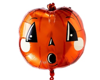 Globo retro de calabaza de Halloween