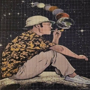 Original Fear And Loathing in Space Blotter Art Print