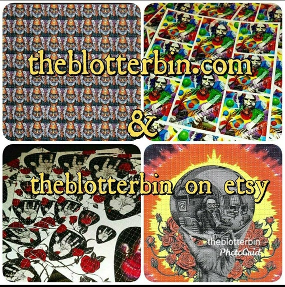 ブロッターアート ひょっこりグーフィー Red Goofy Blotter Art Print - Etsy