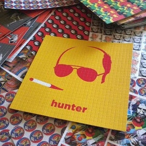 Rare 2013 original Hunter Thompson Fear & Loathing  Blotter Art Print on Sale