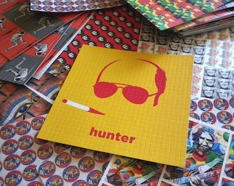Rare 2013 original Hunter Thompson Fear & Loathing  Blotter Art Print on Sale