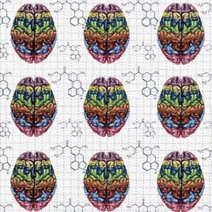 Original Your Brain On L Blotter Art Print unsigned