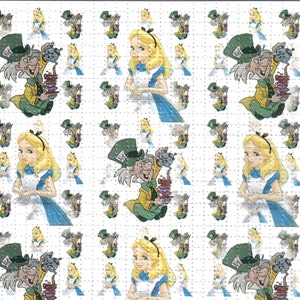 Alice & The Mad Hatter Blotter Art Print