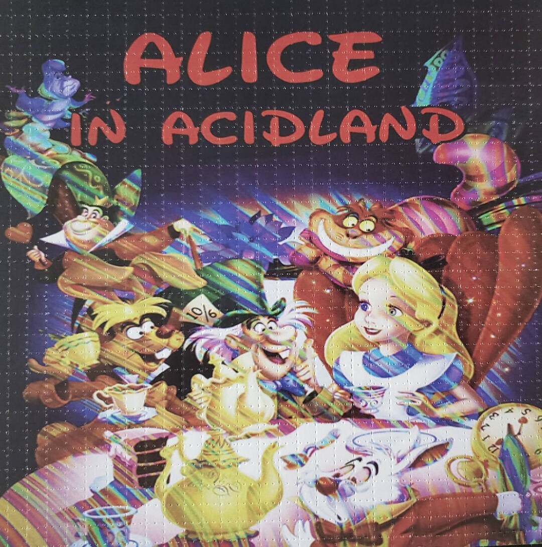 Buy Alice in Acidland Blotter Art Print Online in India