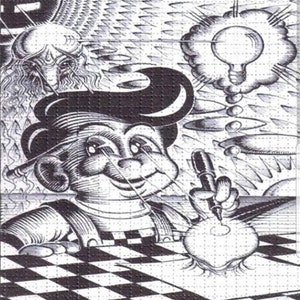 Original rare big boy Blotter Art Print