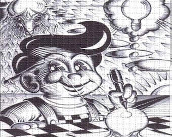 Original rare big boy Blotter Art Print