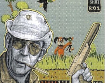 Rare Original Duck Hunter S. Thompson Blotter Art Print