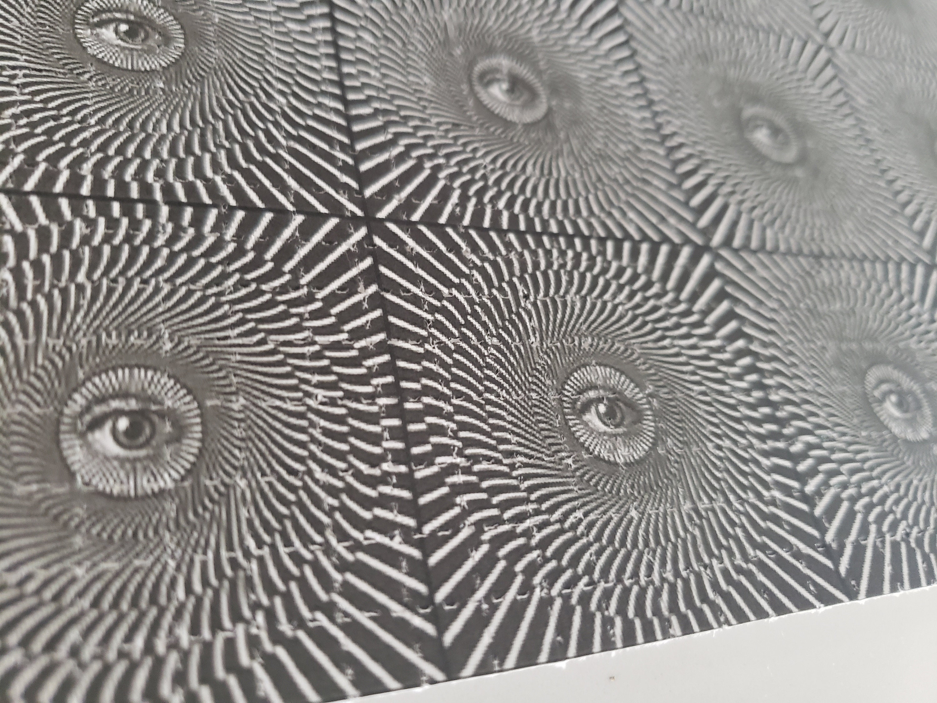 Trippy Eye Panels/tabs Blotter Art Print - Etsy