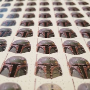 Original Boba Fett/Mandalorian Star Wars Blotter Art Print