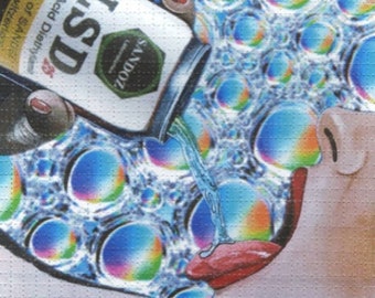 Impressão artística original do Sip Of Sandoz Blotter