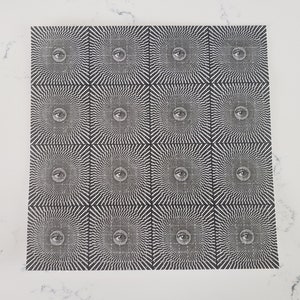 Trippy Eye Panels/Tabs Blotter Art Print