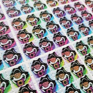 Rare bootleg street print trippy felix Blotter Art Print