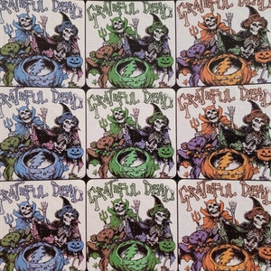 2020 Halloween dead heads Blotter art print