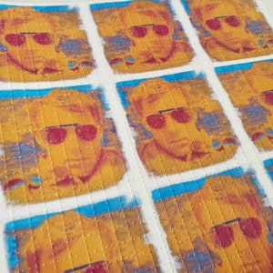 Rare Retro Vinatge Art style Young Hunter S. Thompson Blotter Art Print