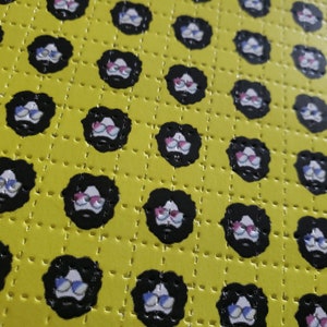 Yellow Jerry Heads Street  Blotter Art Print