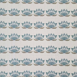Blue lotus tribute Blotter Art Print