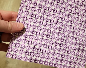 Rara impressão artística do projeto Sun Gods em papel roxo.