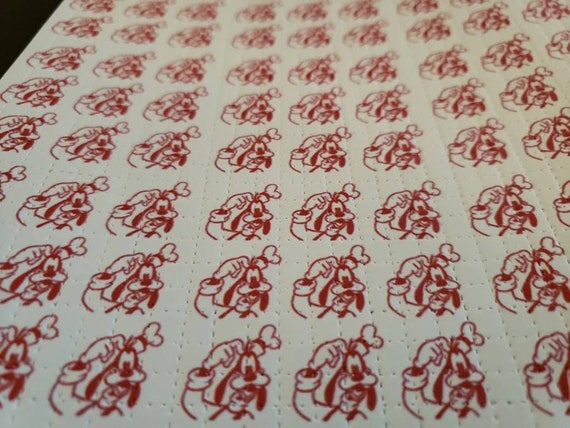 Red Goofy Blotter Art Print - Etsy