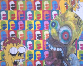 Lámina secante original de Homer's Crazy Trip Simpsons (2013)