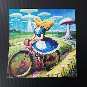 2023 Bicycle Day In Wonderland Blotter Art Print