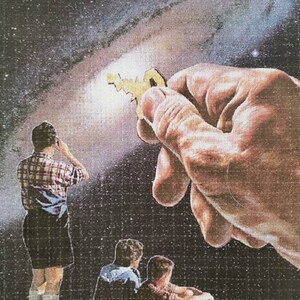 The Key to Space And The Universe Blotter Art Print