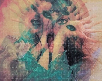 Trippy Trails Blotter Art Print