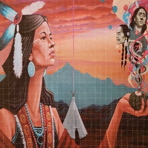 Peyote Gods Blotter Art Print