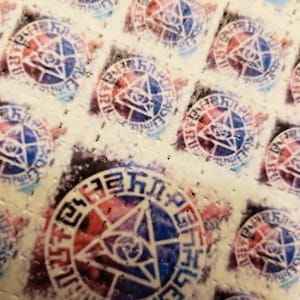 Secret /magic Alphabet Blotter Art Print