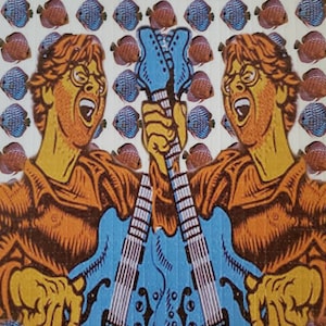 Trippy Trey Anastasia Cartoon Blotter Art Print